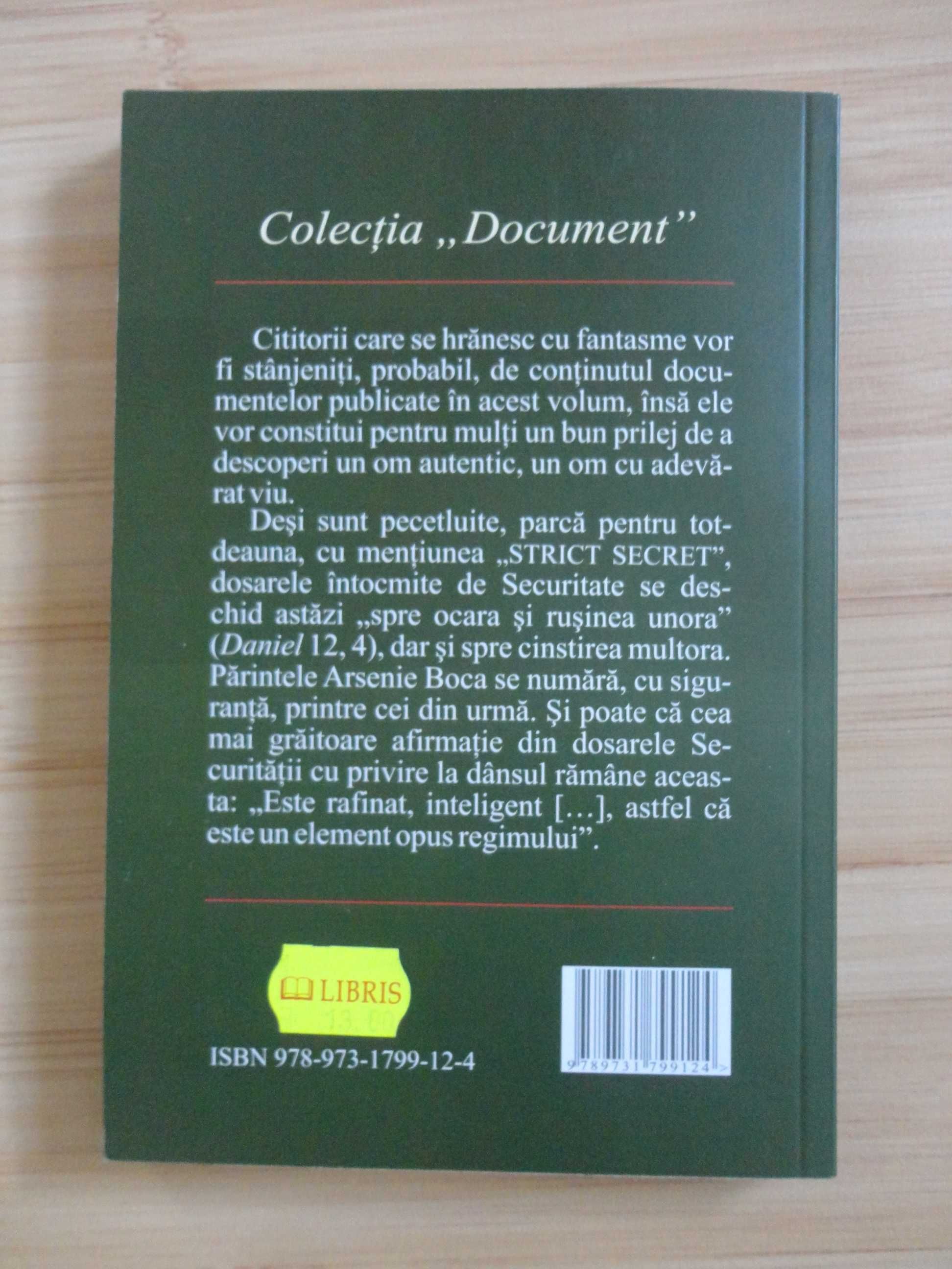 CD si carte despre Arsenie Boca