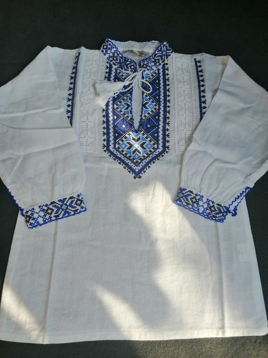 Ie băieței motive tradiționale din bumbac 0-16 anisori