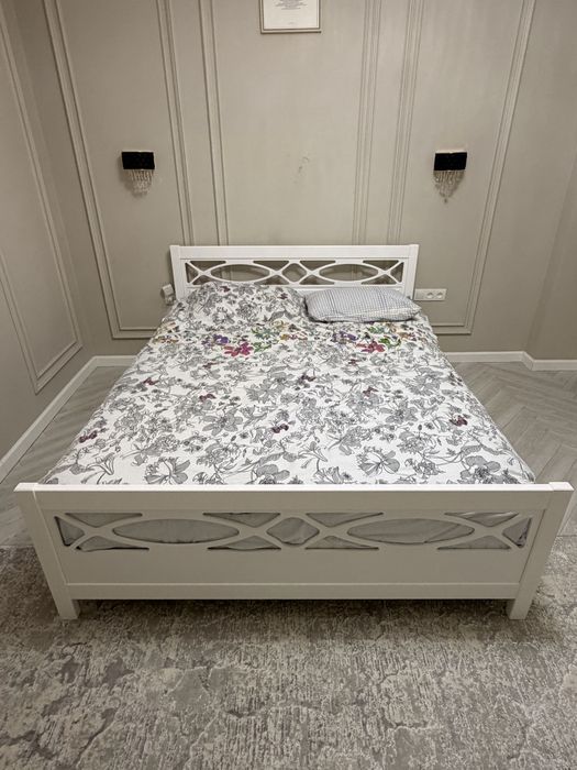 Кровать 200×160 из эко-дерева — стиль, качество