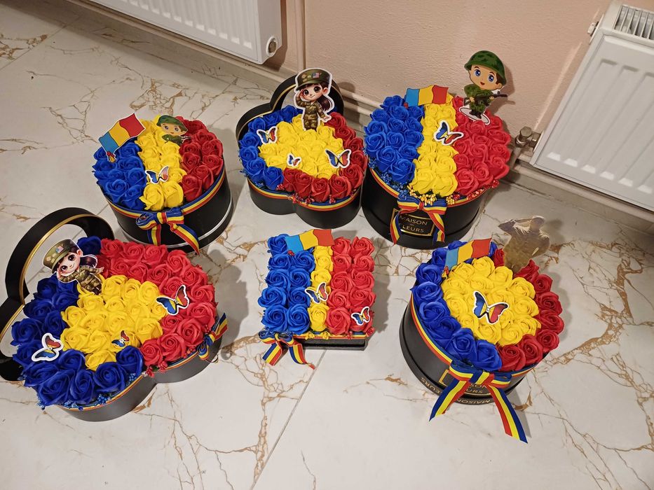 Aranjamente florale tricolor