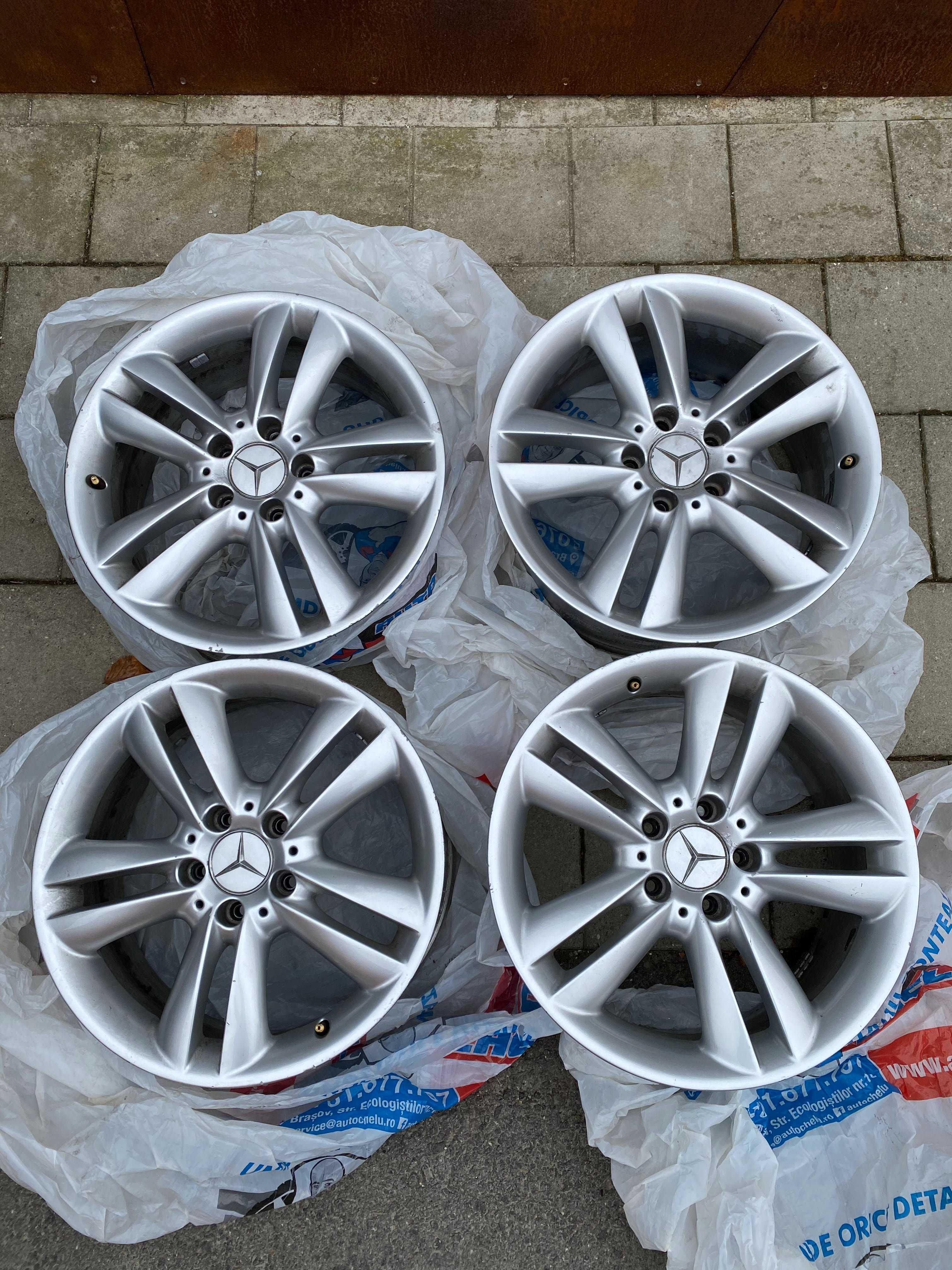 Jante Mercedes 2 latimi 17" CB 66.6, ET 38 & ET 30