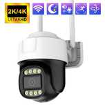 Camera de Supraveghere 4K Exterior/Interior,Wi-Fi 2.4Ghz si 5Ghz,360°