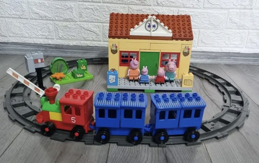 Set gara lego Unico Peppa pig