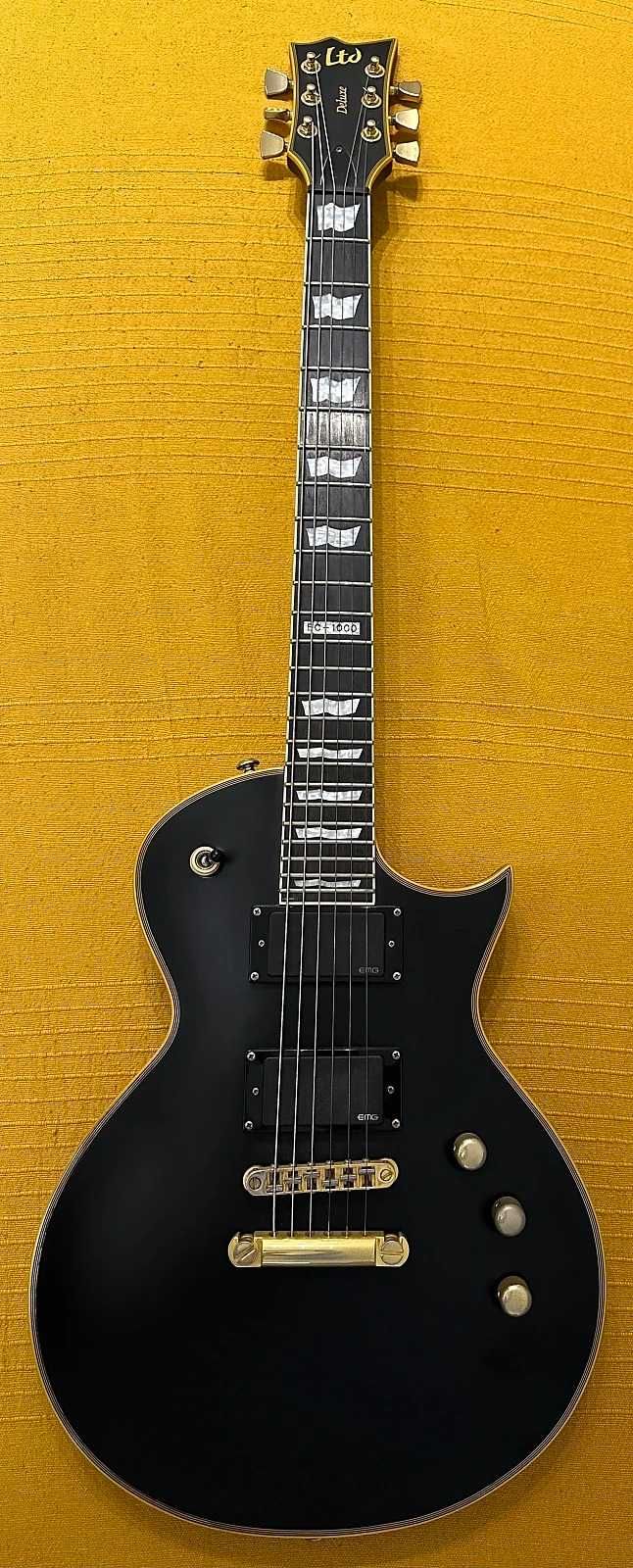 ESP LTD EC-1000 Vintage Black - EMG 81/60