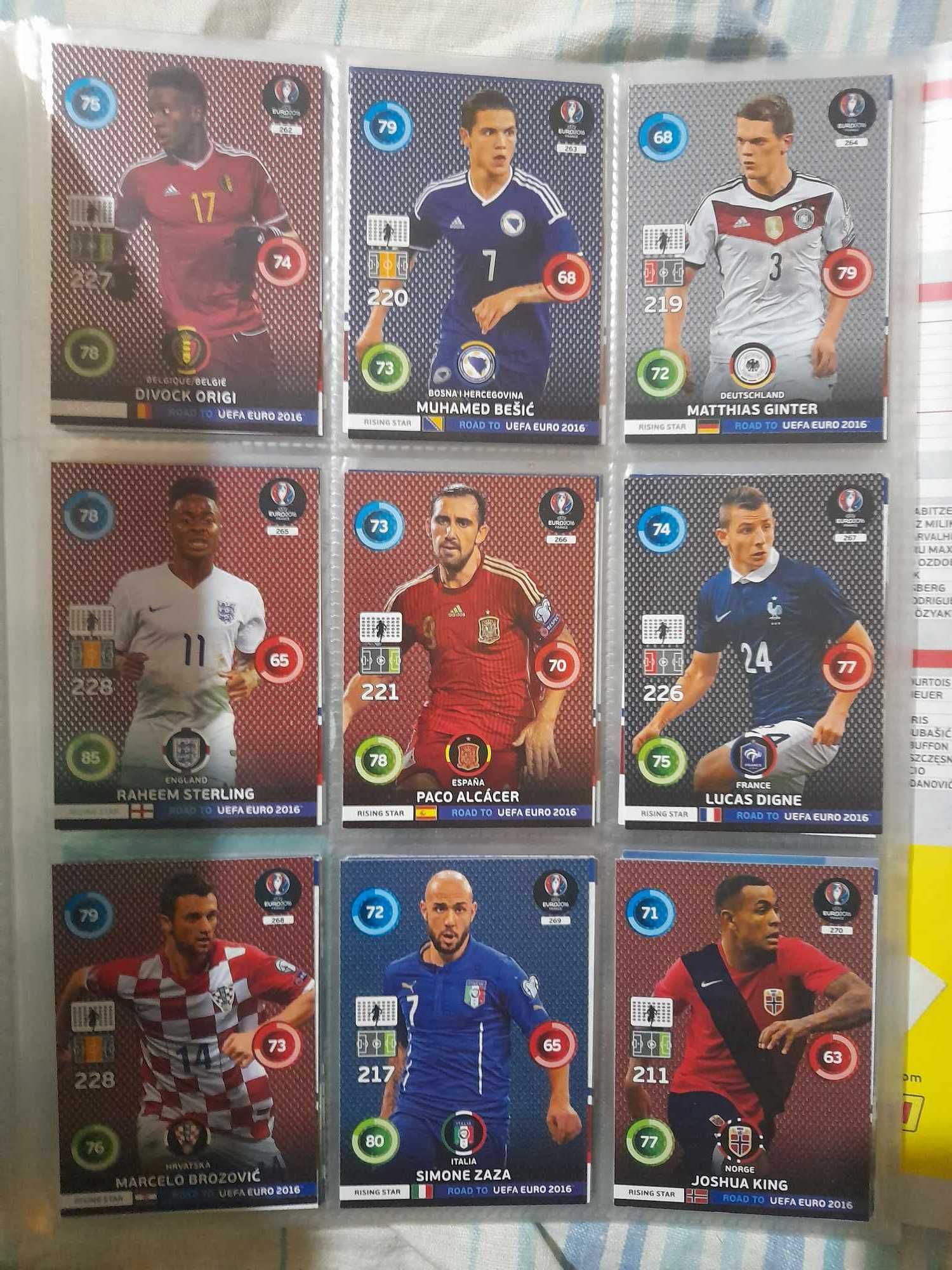 Рядък Албум Panini Road to UEFA EURO 2016 Album Complete 333 Cards