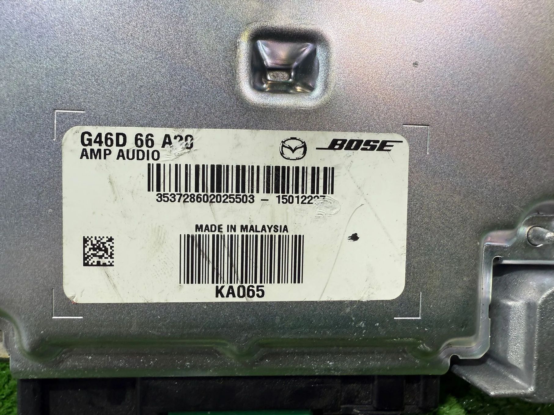 AMPLIFICATOR AUDIO MAZDA 6 SPORT 2015 2.2 DIESEL BREAK COD OEM G46D66A30 KA065 2012-2025