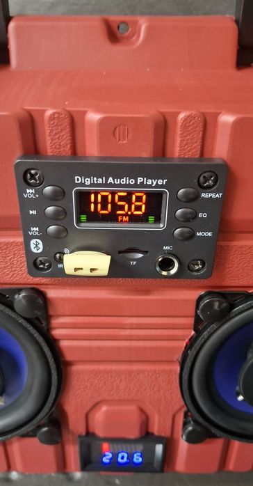 Radio Parkside 20v,card sd,stick usb,bluetooth,