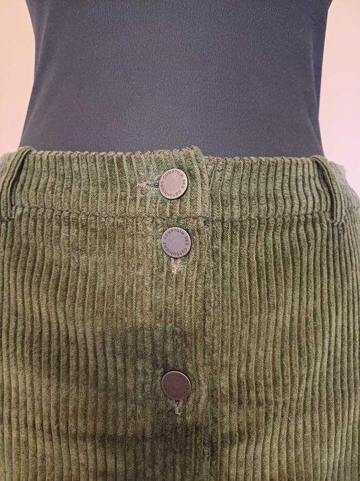 Fusta velur kaki Comptoir des cotonniers