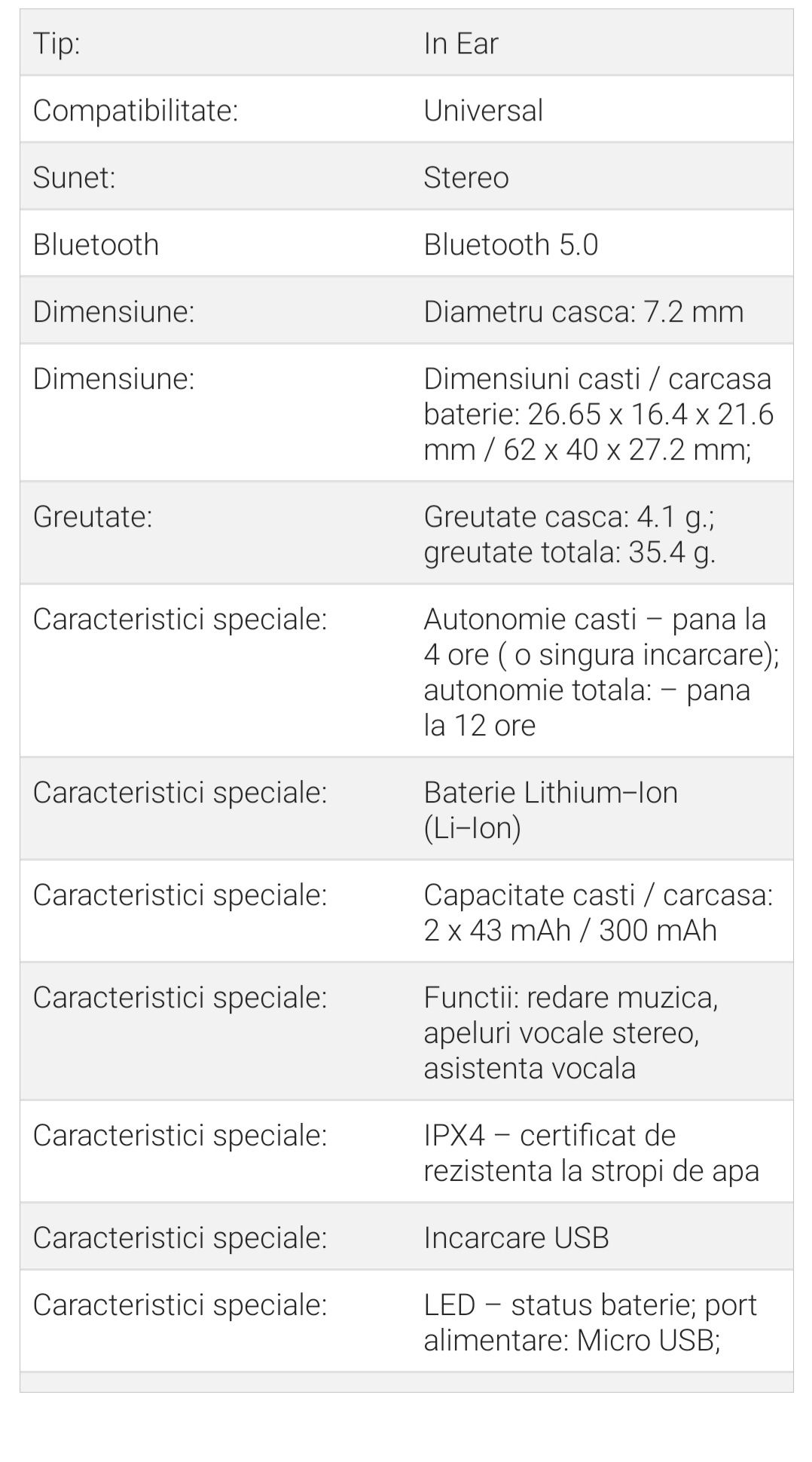 Casti In-Ear Xiaomi Redmi AirDots 2 wireless