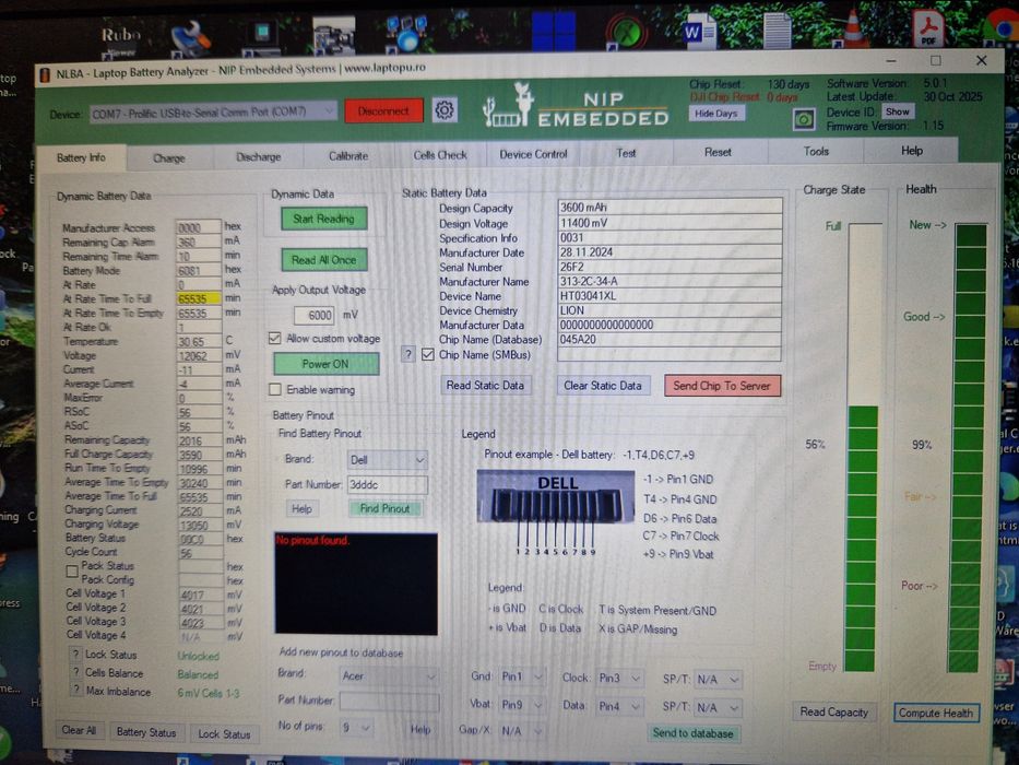 baterie originala  hp HT03XL