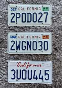 Placuta/nr masina inmatriculare California Usa/Sua