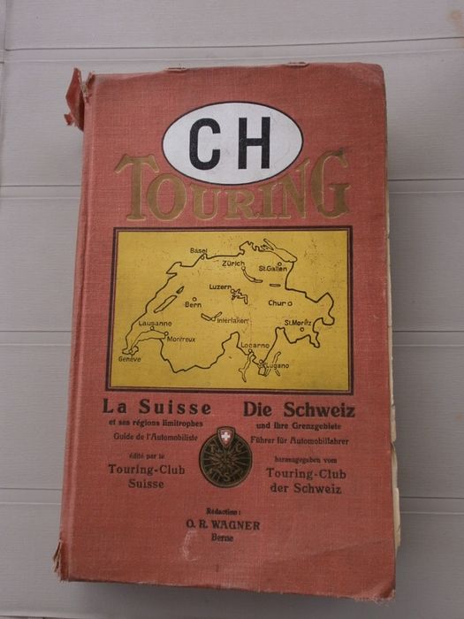 Антика 1933 Пътеводител Швейцария (за Автомобилисти)