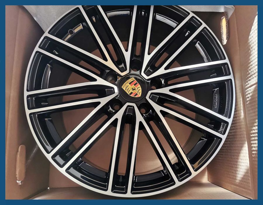 Set 4 capace negre 76mm 7L5601149 jante aliaj Porsche