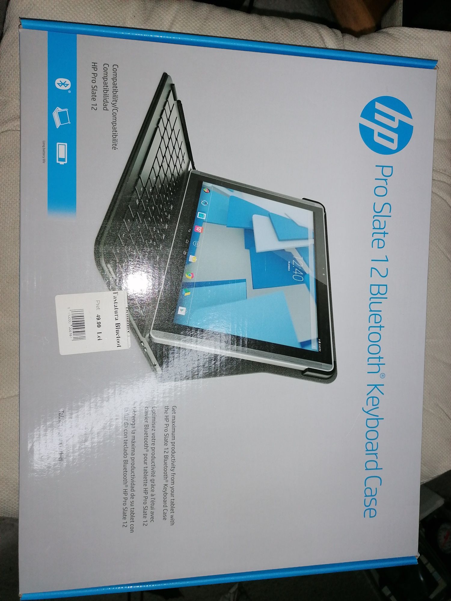 Husa tastatura Bluetooth HP, noua, tastatura wireless tableta sau pc