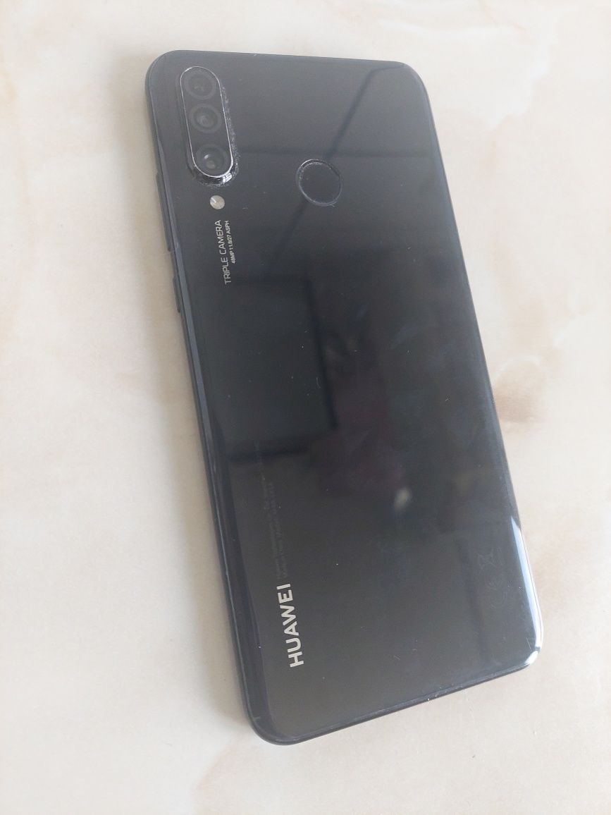 Vând Huawei P30 Lite Black de 128Gb fără probleme, NEcodat /poze reale