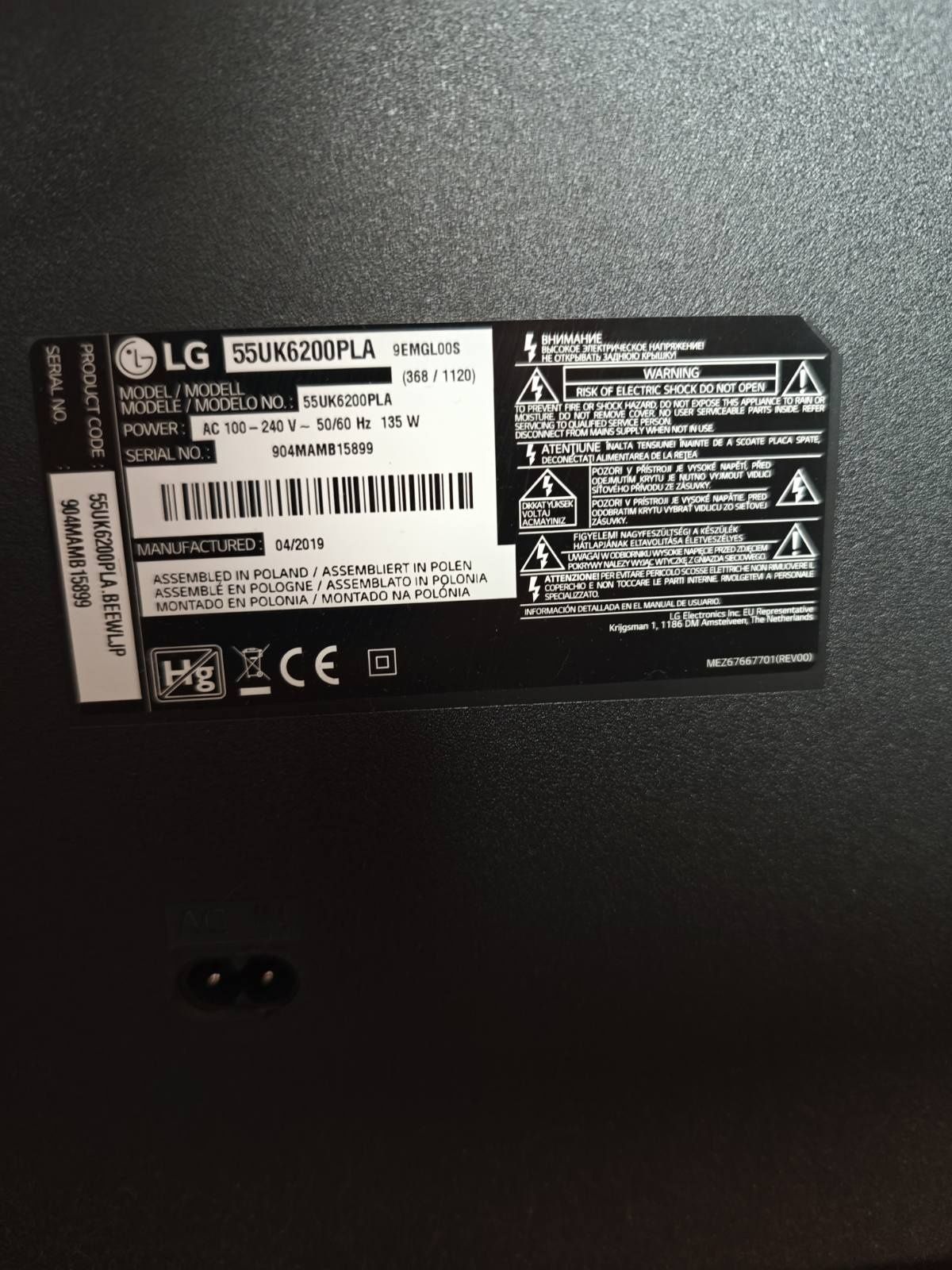 LG   55UK6200PLA