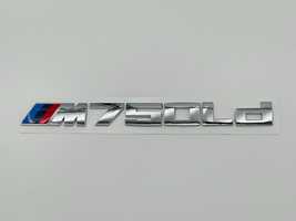 Emblema compatibila BMW M750Ld crom