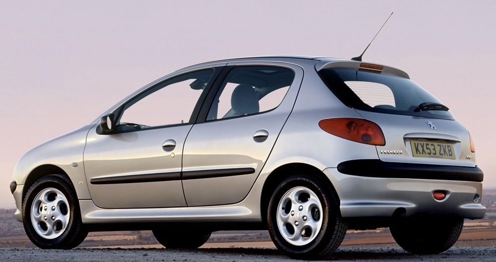 Bare transversale portbagaj Peugeot 206