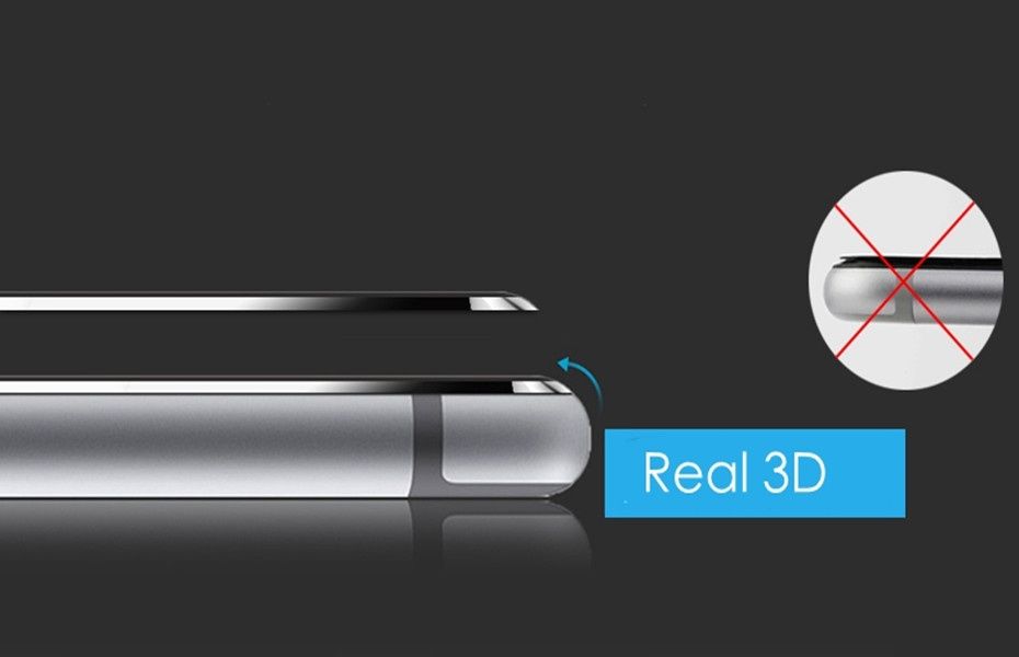 Folie 3D cu rama metalica Black pentru Apple iPhone 5/5S/SE