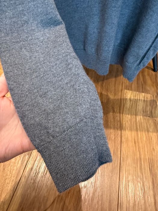 Мъжки Пуловер Boss естествена вълна в сив цвят оригинален