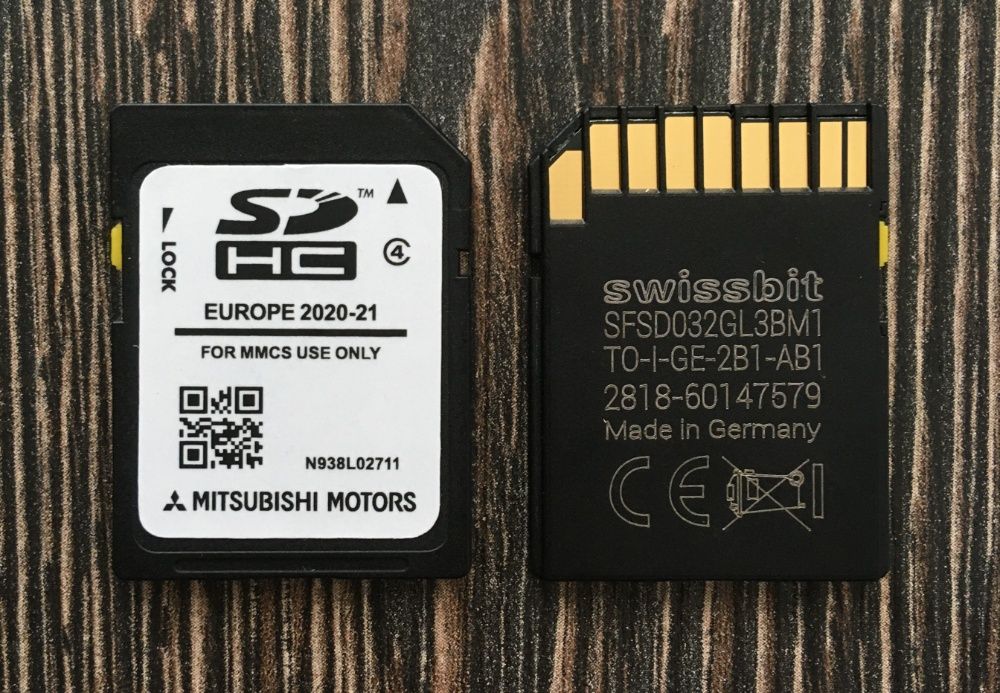 2024 Mitsubishi MMCS 8750A384 Sd Card Map Europe Сд Карта W-11 W-12