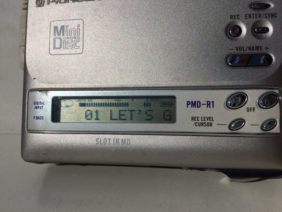 Minidisc Pioneer Recorder portabil walkman MD corp metal Japonia