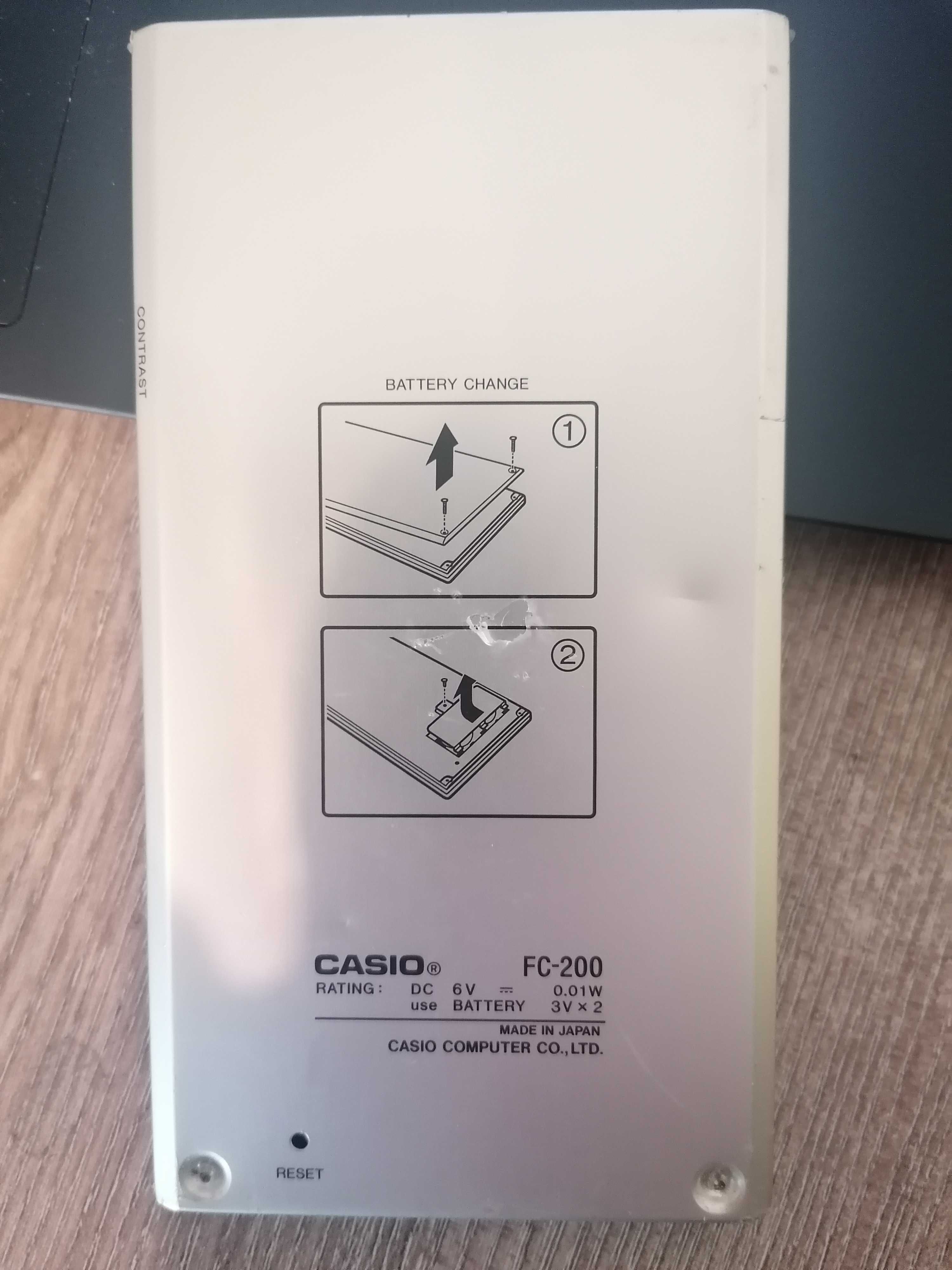 Casio FC-200 calculator electronic