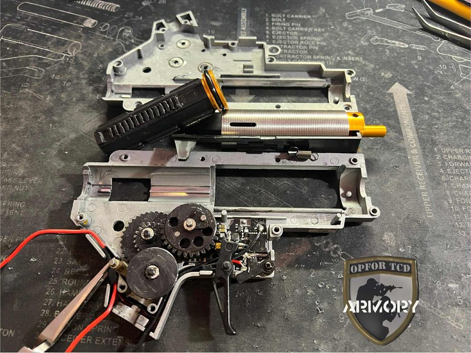 Airsoft Еърсофт пушка Delta Armory AR15 M4, fully upgraded версията