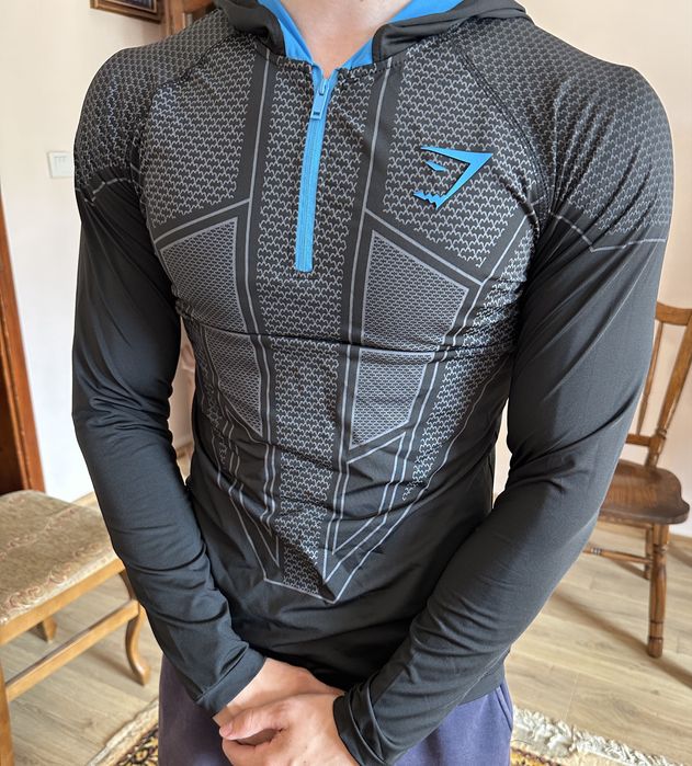 Bluza Gymshark Onyx v1 Albastru Model Rar nou