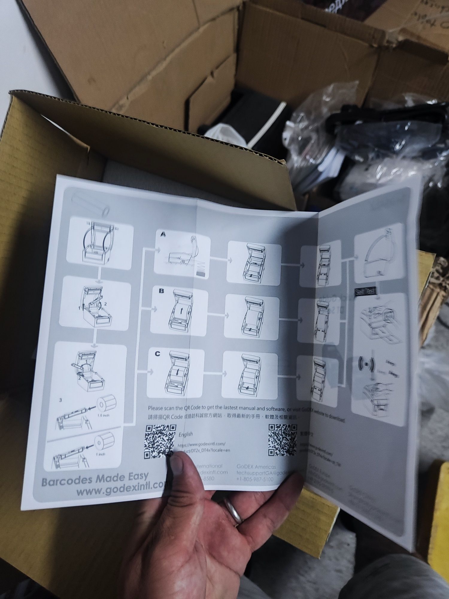 Godex DT2 printer