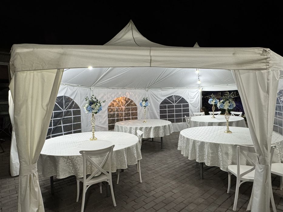 Аренда шатер,стол,стулья,посуда,полу юрта