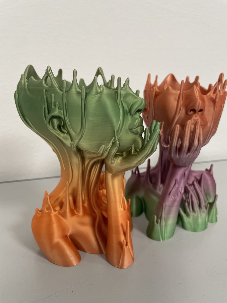 Ghiveci/Vaza/Decoratie print 3D Colorat