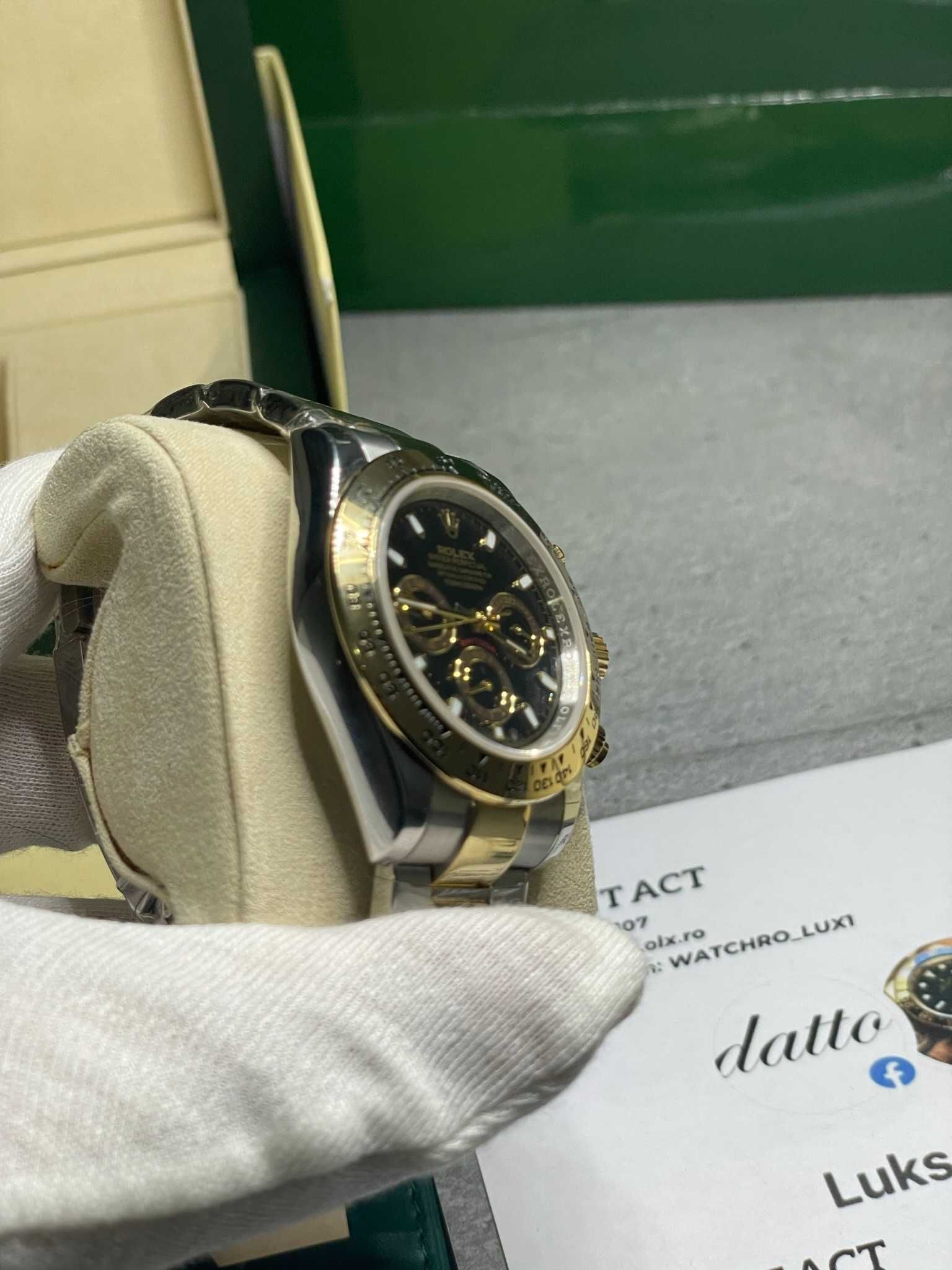 Rolex Daytona 116503 Black Dial 40mm GOLD SI SILVER