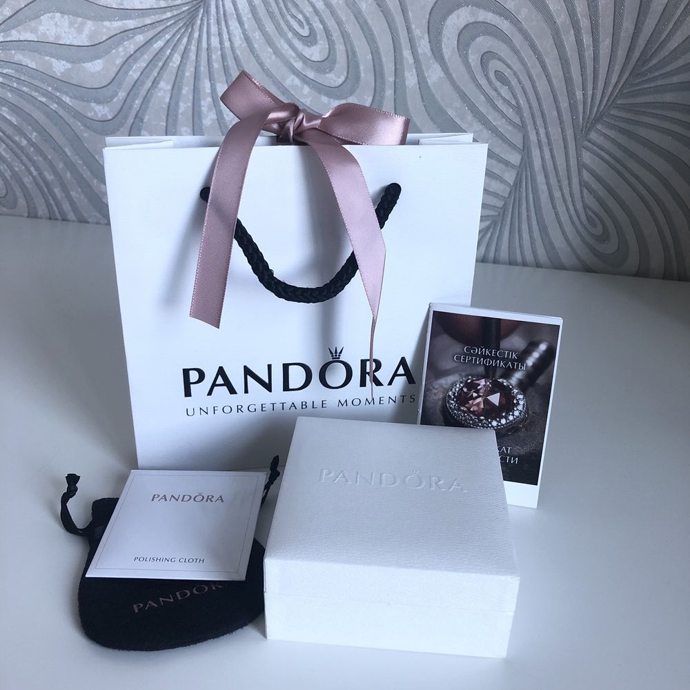 Pandora с золотой застежкой 585 браслет Пандора оригинал