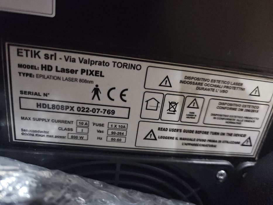 Vând/Schimb variante auto Aparat Laser Etik HD Laser 808