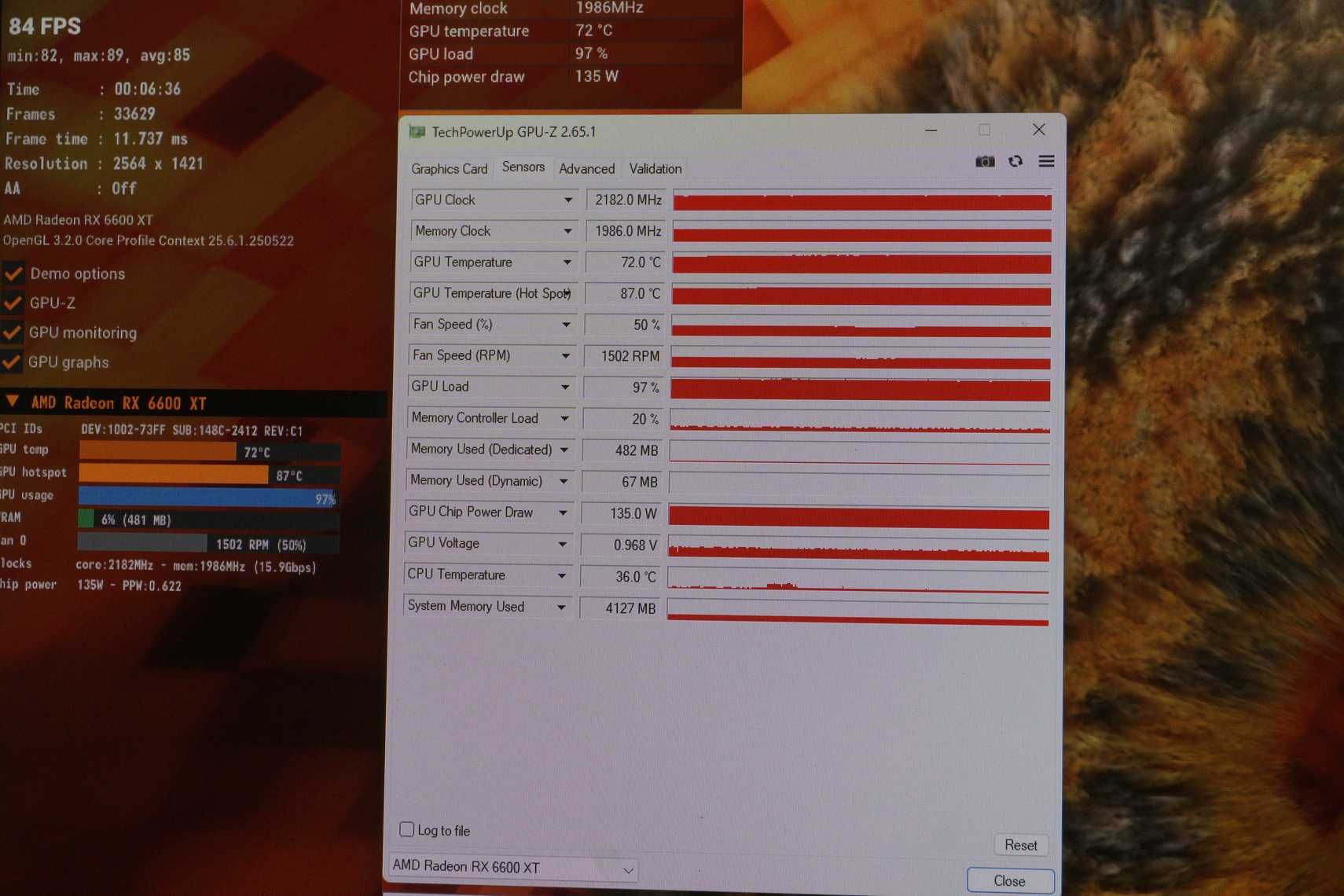 Видеокарта RX 6600 XT 8GB Hellhound