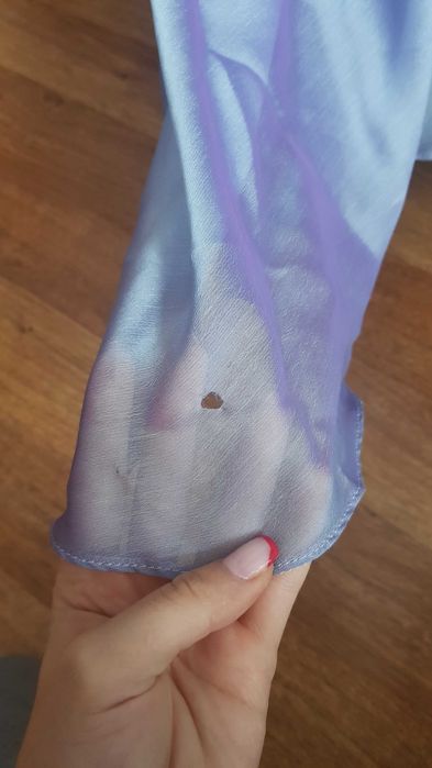 Лилава бална рокля