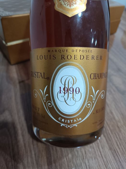 Sticlă rara de colecție Cristal Brut Louis Roederer