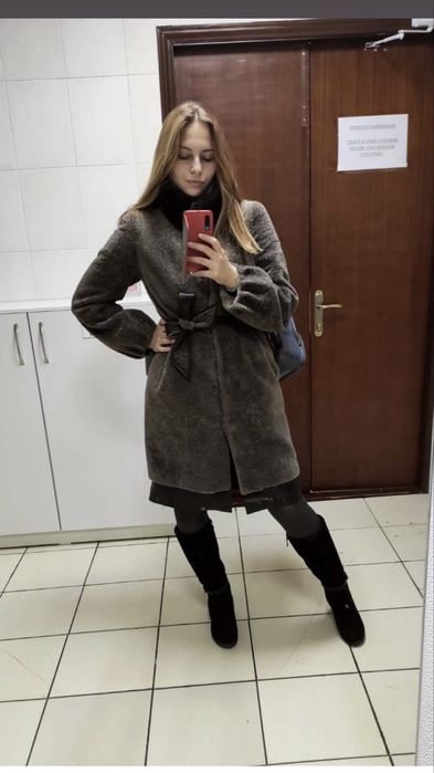 Шуба астраган мутон 46-48