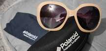 Ochelari soare damă noi Polaroid originali cu teacă + 2 perechi cadou