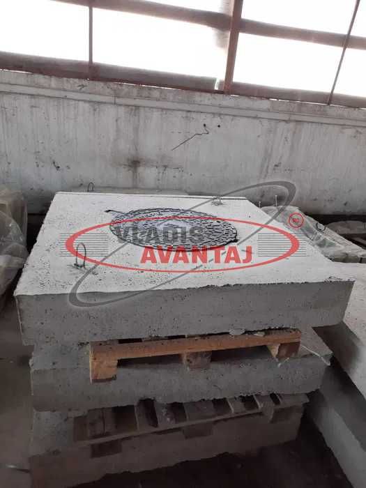 Placi din beton armate cu capac sau simple pentru canalizare STOC