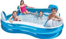 Надуваем басейн със седалки 229 х 66 см Swim Centre INTEX