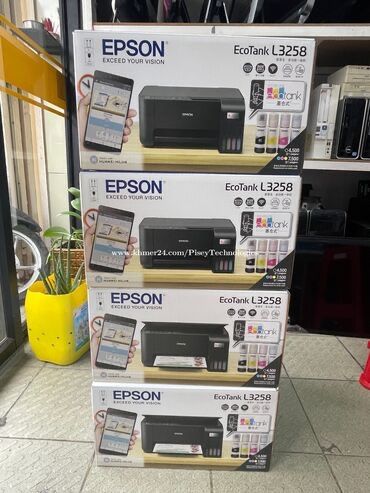 Принтер Epson  L3258  принтер копия сканер Wi Fi цветной