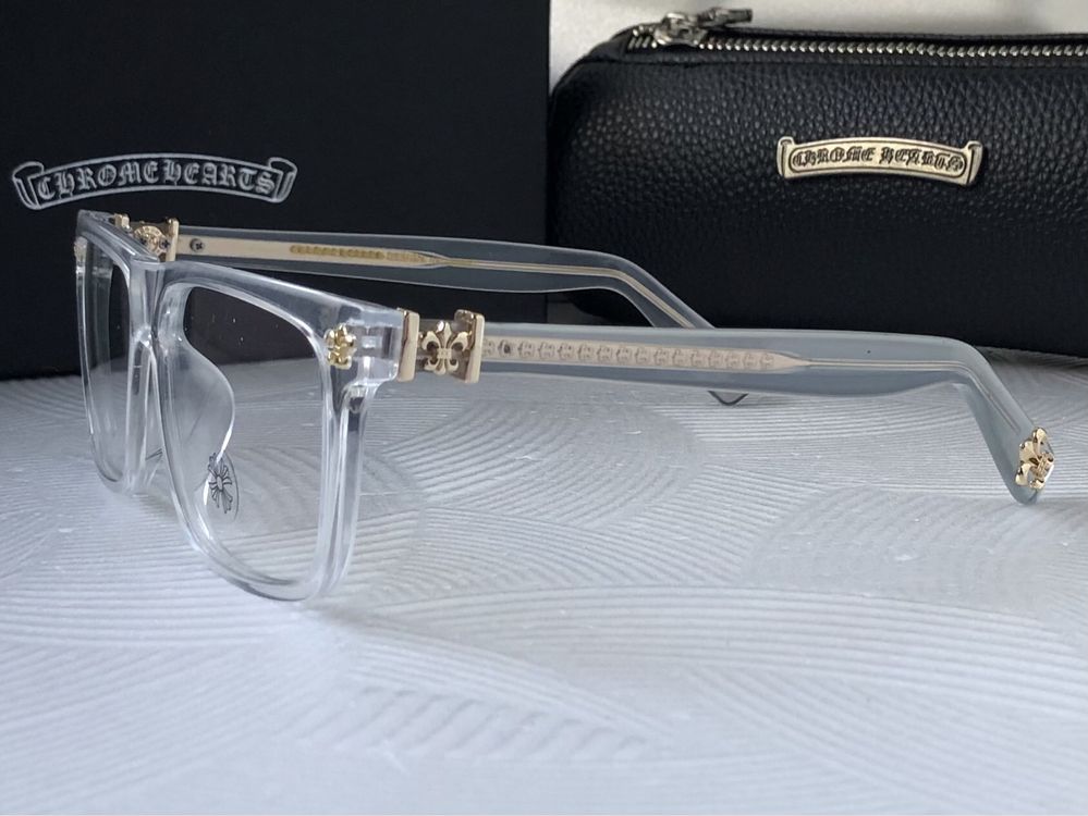 Очила за компютър Диоптрични рамки прозрачни слънчеви chrome hearts