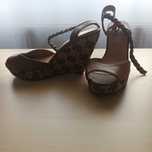 Sandale platforma piele eco