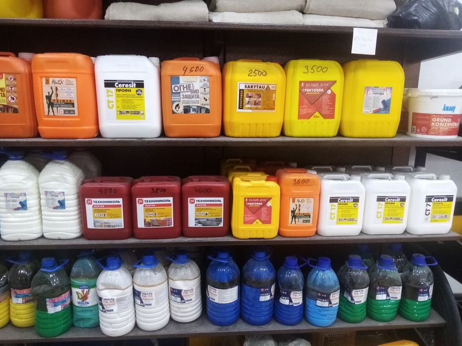 Продам водоимульсионки, грунтовки, бетон-контакт