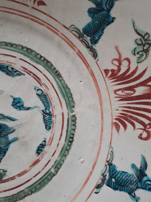 Стара китайска чиния ,  “Swatow” ware. Late Ming.     Стара китайска ч