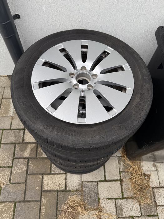 Cauciucuri + Jante Originale  Mercedes  225/55/R17 stare noua