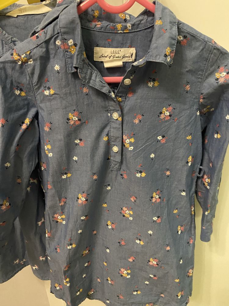 Детски рокли с дълъг ръкав h&m 5 год