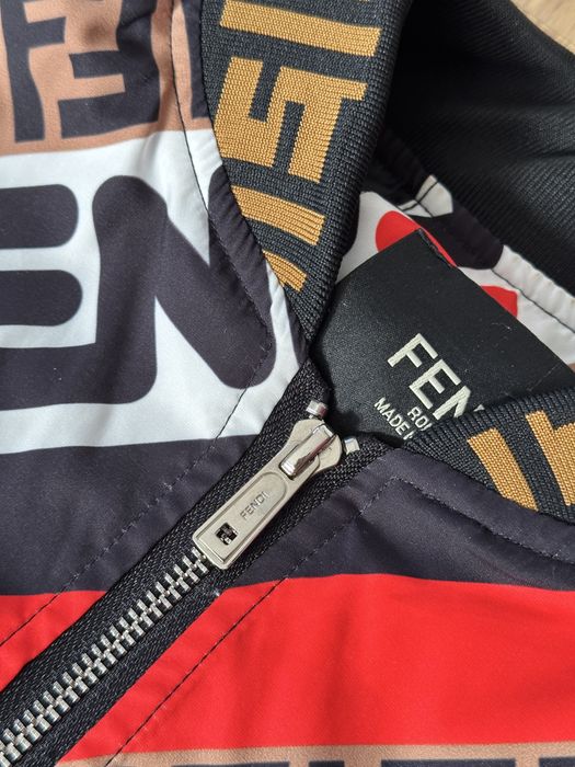 Мъжко есенно яке Fendi x Fila колаборация размер М